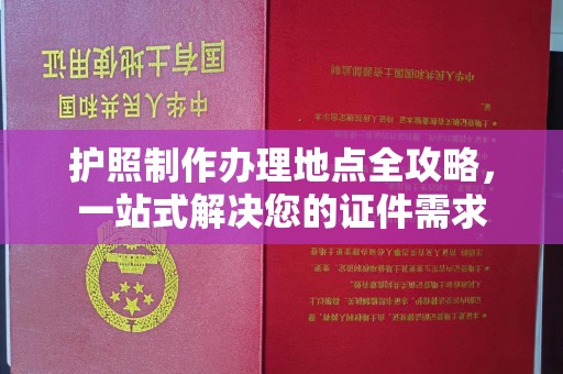 新和护照制作办理地点全攻略，一站式解决您的证件需求