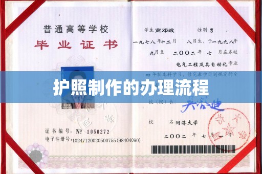 新和护照制作的办理流程