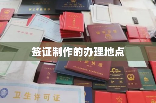 新和签证制作的办理地点