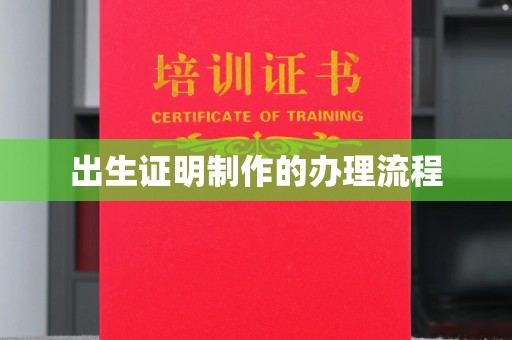 新和出生证明制作的办理流程